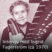 Intervju med Ingrid FagerstrÃ¶m