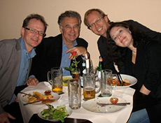 Middag med Adorjàn: Erik Frieberg, Andràs Adorjàn, Lars David Nilsson och Susanne Hörberg