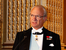 HM kung Carl XVI Gustaf höll tal till Hovkapellets medaljörer