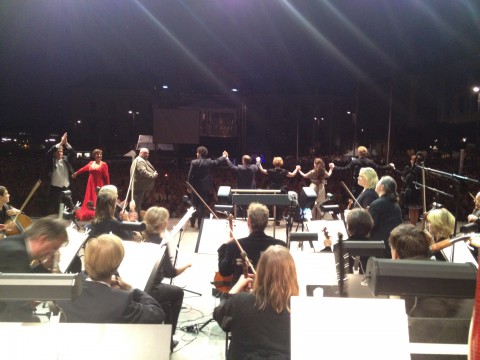 Konsert på GAT. Hovkapellet, Operakören, Stefan Klingele